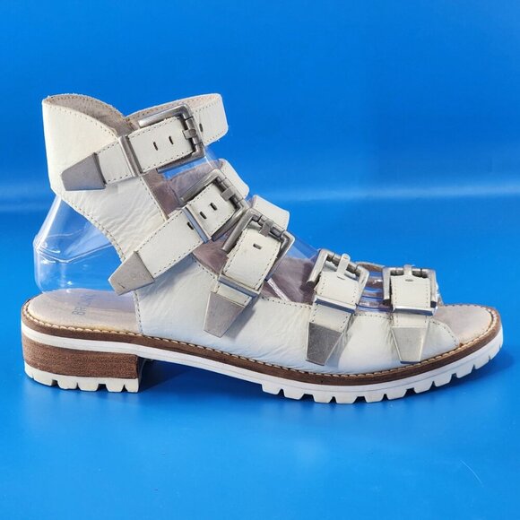 BRONX Women’s Ultra Fast Leather Gladiator‎ Sandals - Picture 5 of 12